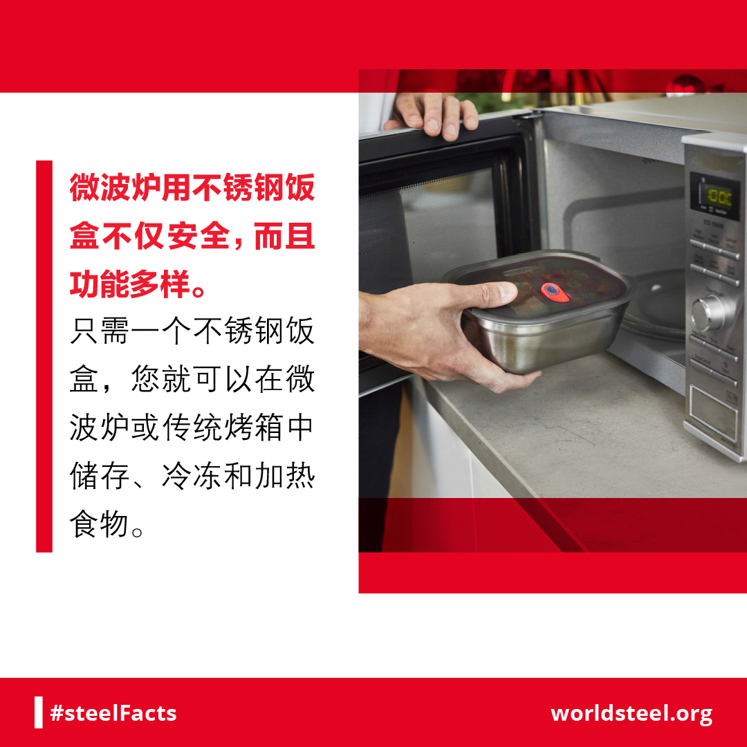 Stainless steel microwave safe