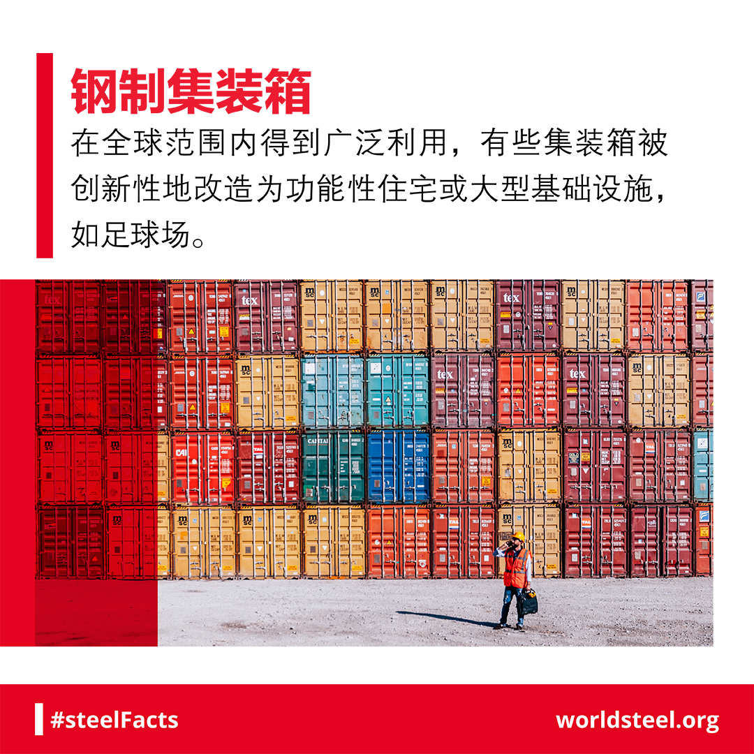 Steel container reuse