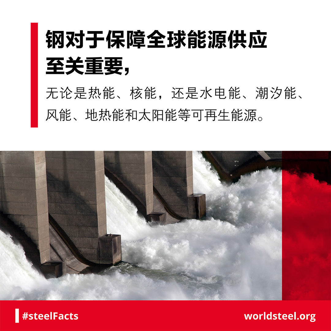 Steel critical to all energy provision