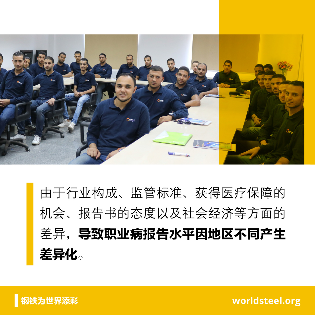 Steel industry sickness absence differs between regions