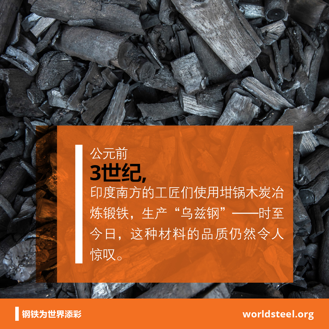 Where did we find Wootz steel