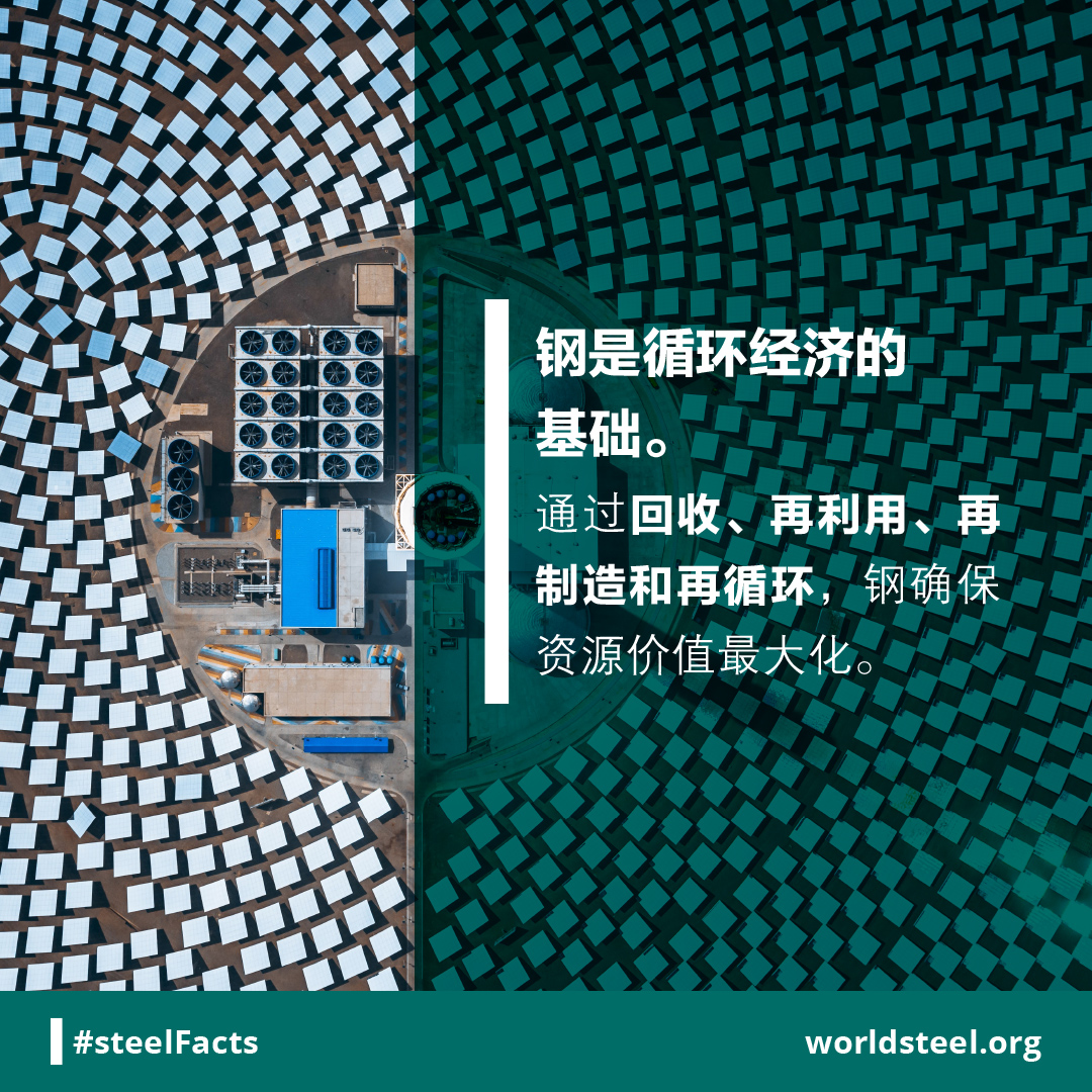 Why is steel fundamental to the circular economy
