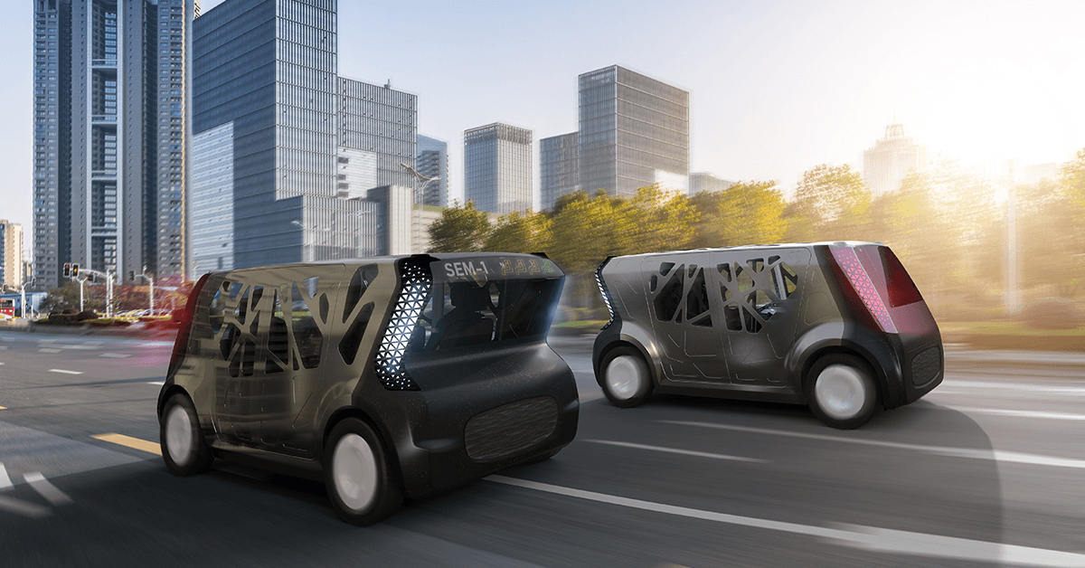 Design unveiled for connected steel autonomous vehicle for future sustainable urban mobility