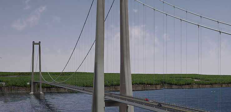 Image for %s南美洲最长钢制悬索桥如何抵御地震？