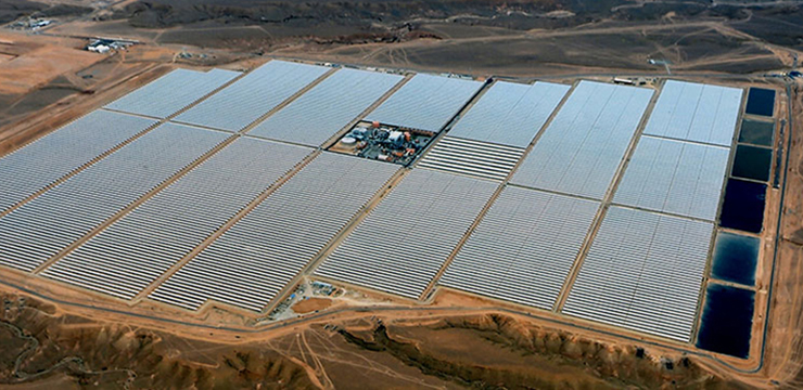 全球最大的太阳能发电厂全天候输送能源