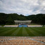 Ground view of the Kamaishi stadium, Japan