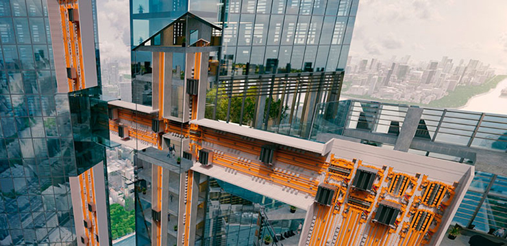 Image for %s多厢电梯重塑城市交通运输的新时代