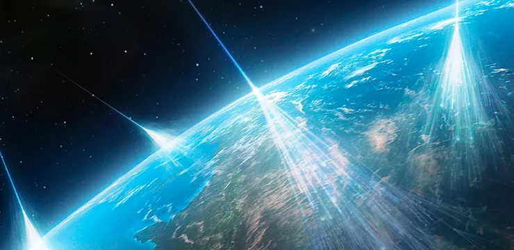 Steel tube telescope detects cosmic rays Steel tube telescope detects cosmic rays