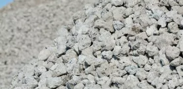 Slag stones - the waste from iron ore, macro