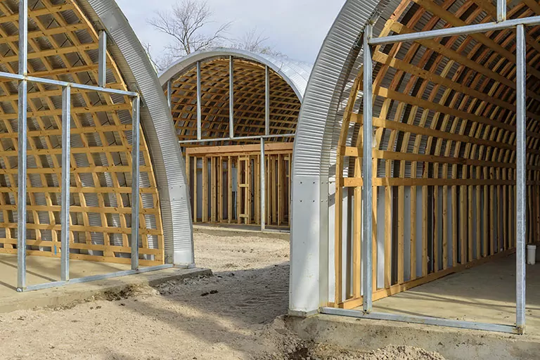 A new form of Quonset hut A new form of Quonset hut