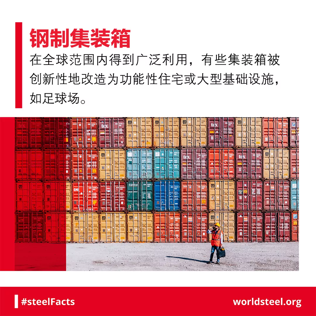 Steel container reuse