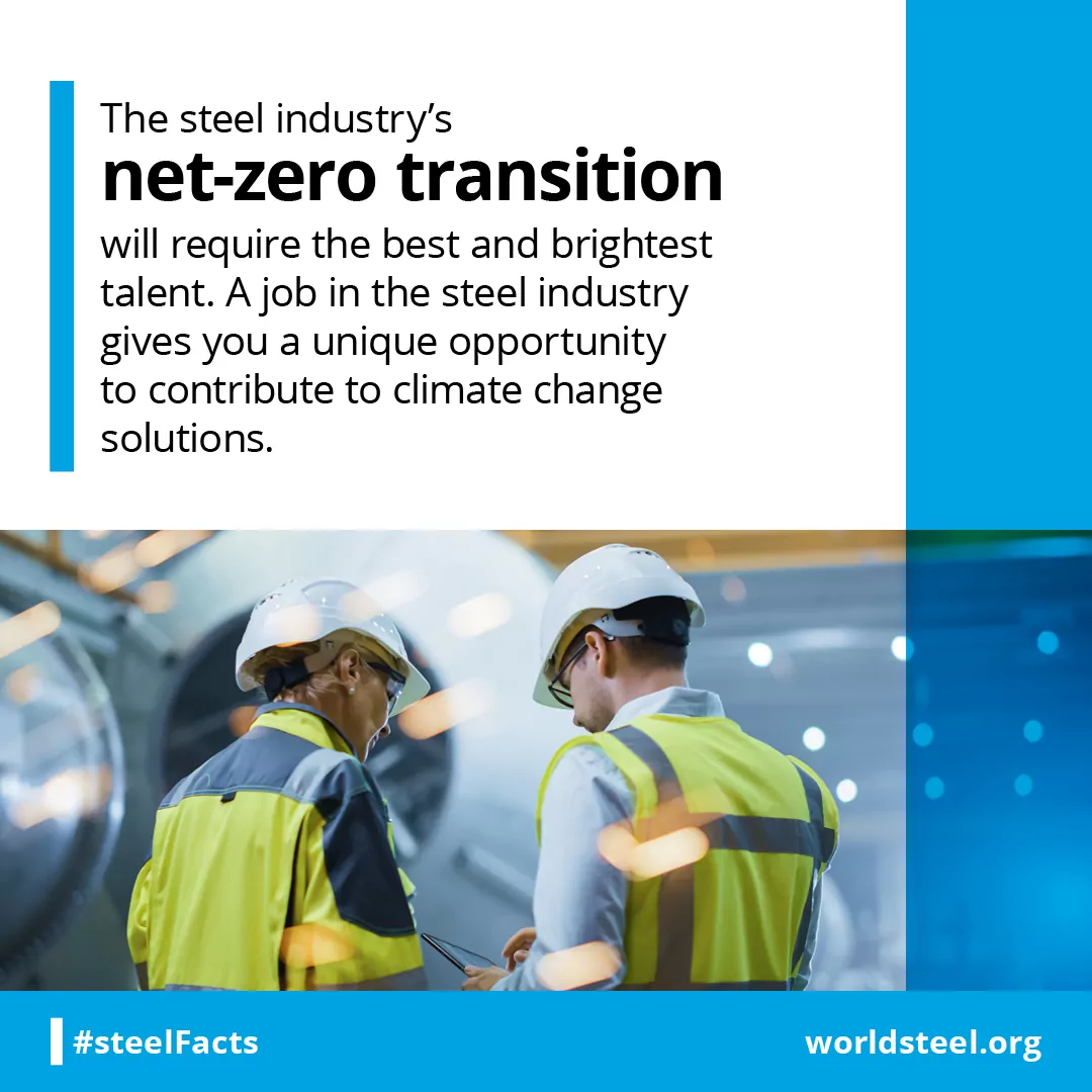 Job in the steel industry opportunity to be part of the solution