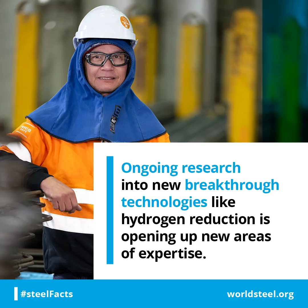 New areas of expertise in steel industry
