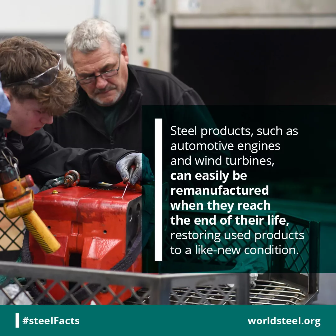 Remanufacturing of engines and wind turbines