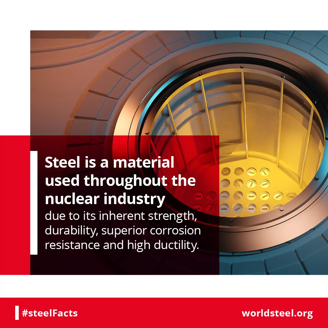 Steel in nuclear industry