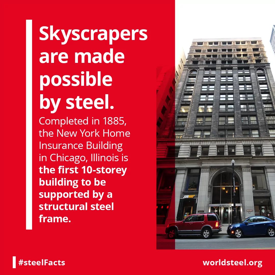What is the first skyscraper
