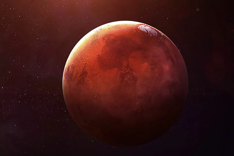 The planet Mars