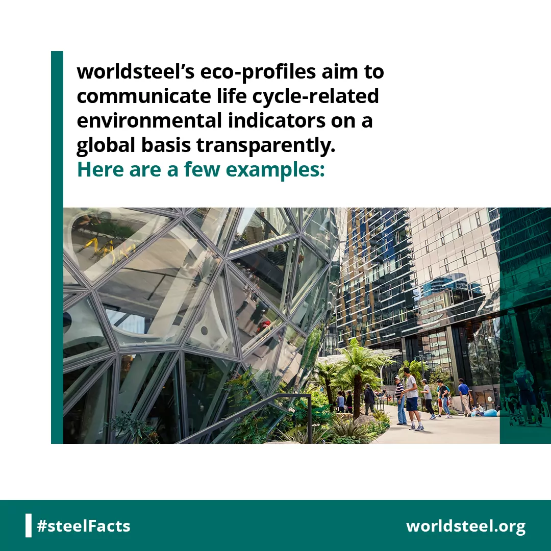 worldsteel eco-profiles examples