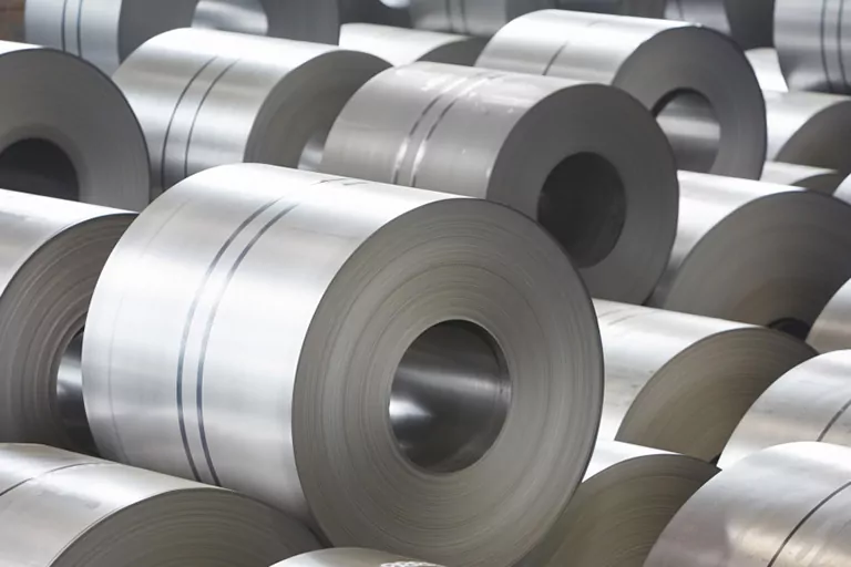 Finished coils of rolled steel